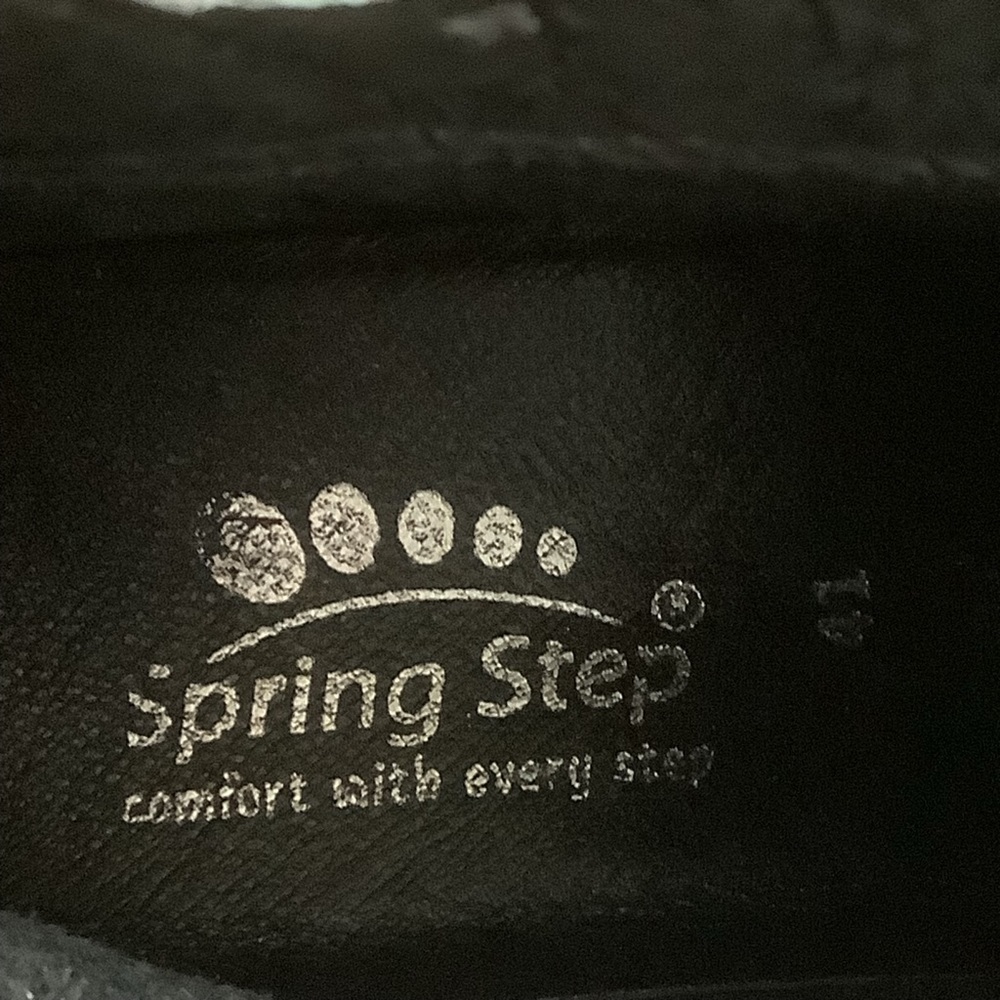 Spring Step Black Leather Booties - Picture 9 of 9
